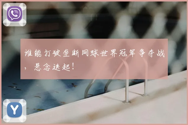 谁能打破垄断网球世界冠军争夺战，悬念迭起！
